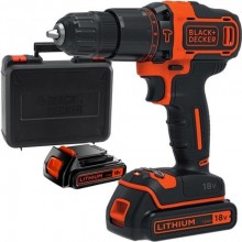 Black&Decker BDCHD18KB 18Volt/1.5Ah Li-ion Çift Akülü 2 Vitesli Darbeli Matkap