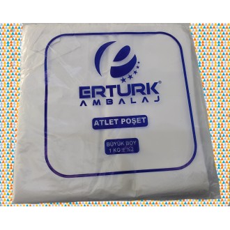 BEYAZ BÜYÜK BOY ATLET MARKET POŞETİ 1 KG