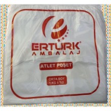 BEYAZ ORTA BOY ATLET MARKET POŞETİ 1 KG 