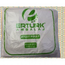 BEYAZ KÜÇÜK BOY ATLET MARKET POŞETİ 1 KG 