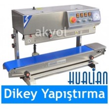 Hualian DİKEY Yürüyen Bantlı Otomatik Folyo ve Naylon Yapıştırma Makinası