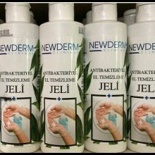 NEWDERM  CLINIQUE ANTİBAKTERİYEL EL TEMİZLEME JELİ  200 ML (%70 ALKOL)