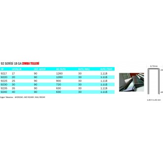 NAIL S9240 ZIMBA TABANCASI